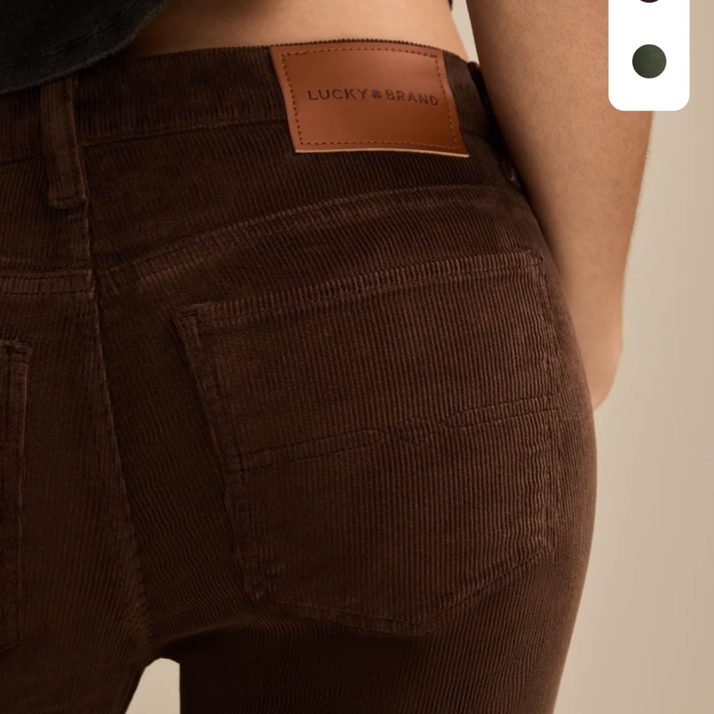 Lucky Brand Mid Rise Corduroy Sweet Boot - Picture 6 of 14